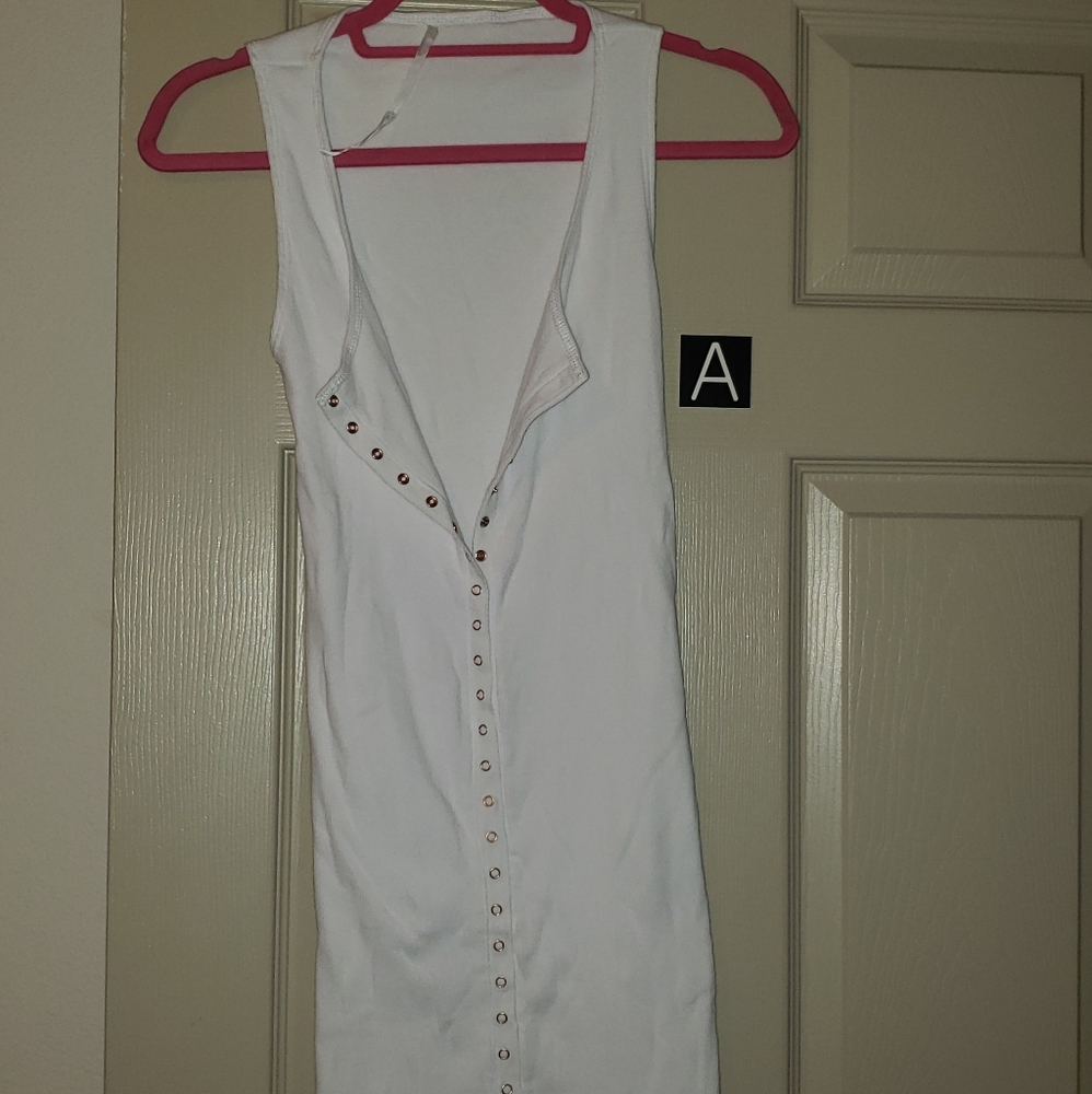 ARE YOU AM I white knife dress